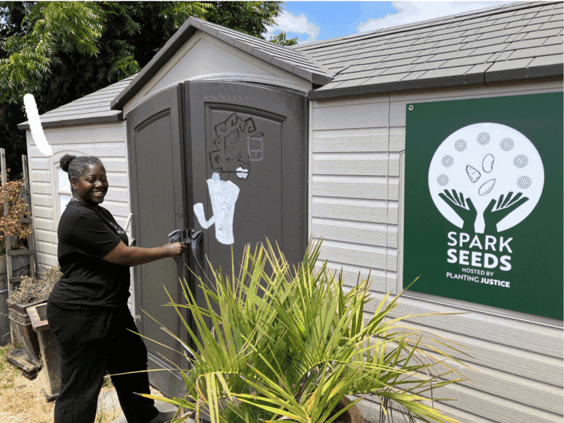 Cynthia demos how to use the seed library.