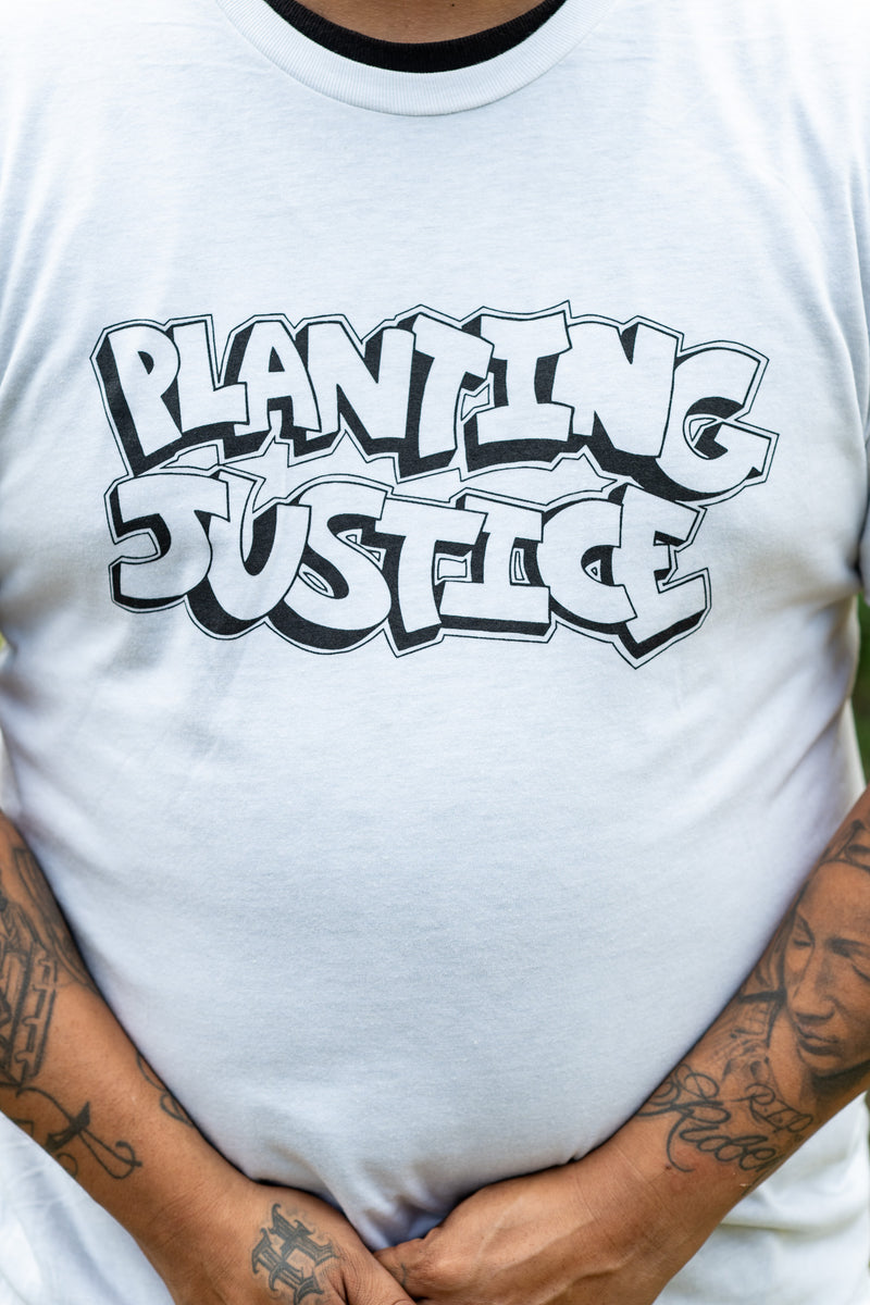 Load image into Gallery viewer, Planting Justice Tag T-Shirt
